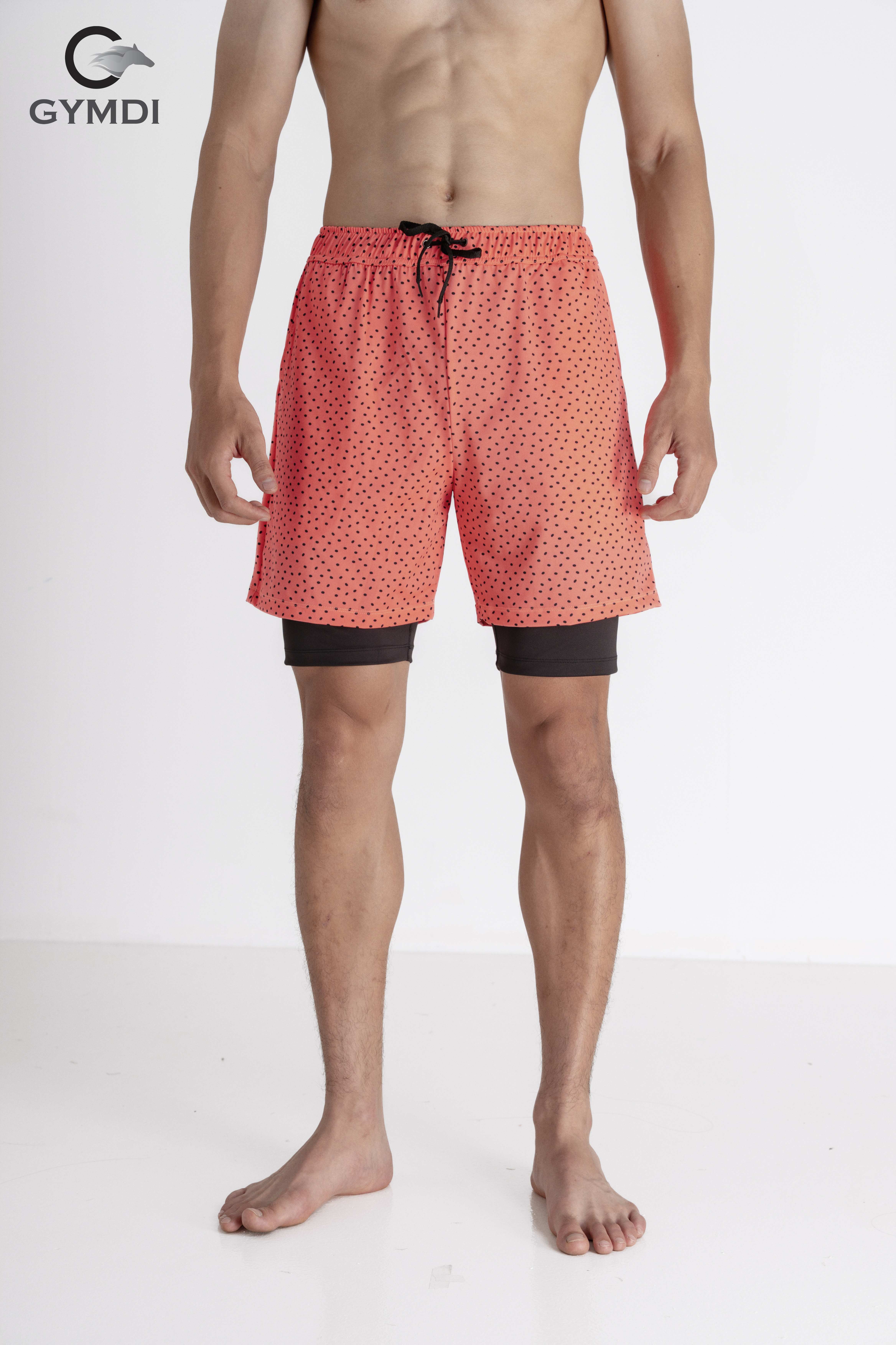 Quần Short Thể Thao Nam 2 Lớp Gymdi – Thiết Kế Năng Động