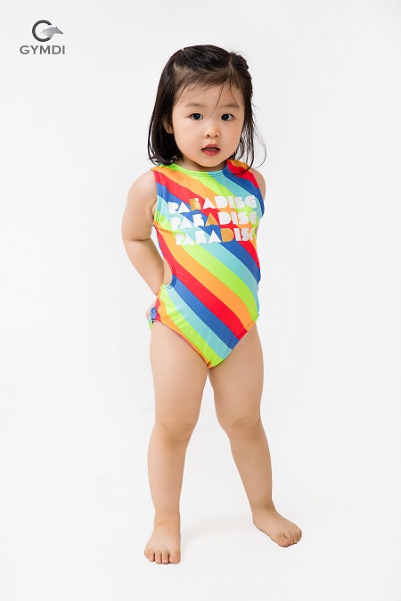 Bộ bơi bé gái PARADISE sắc màu BG020