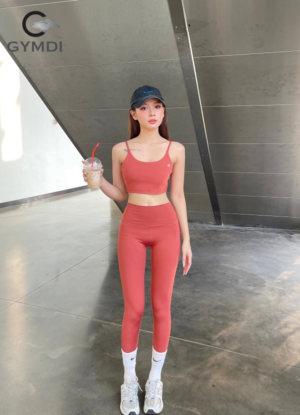 Bộ tập thể thao cam đất