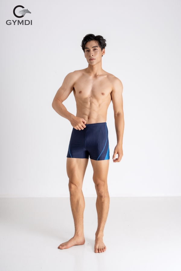 Quần  bơi nam cao cấp xanh phối xanh dương