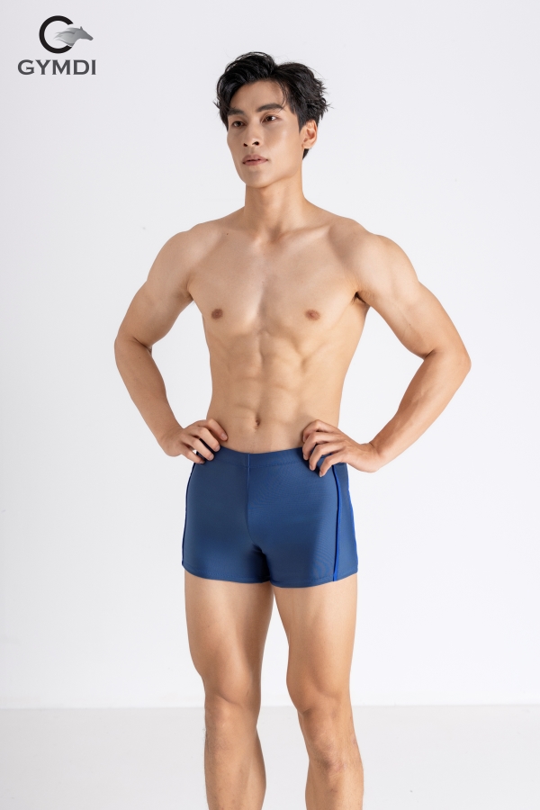 Quần  bơi nam xanh than