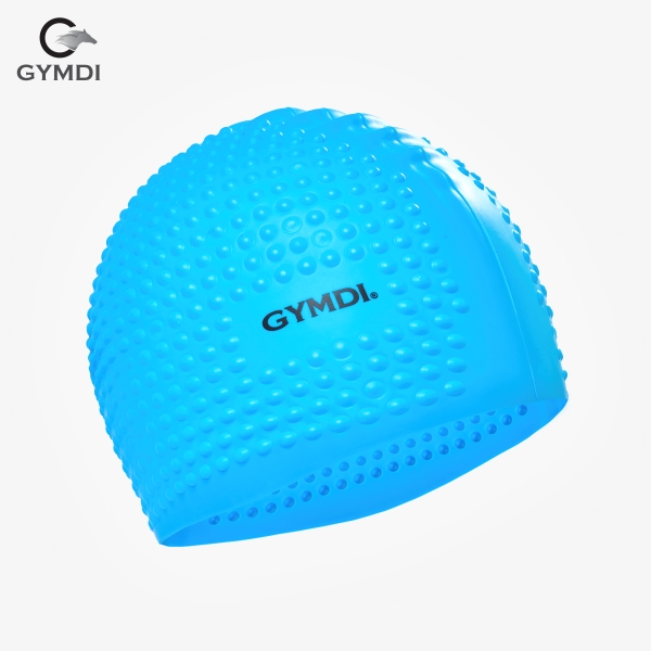 Mũ bơi Gymdi xanh hạt tròn