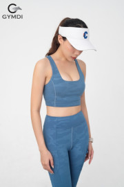 Bộ tập thể thao xanh blue - quần có túi