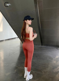 Bộ tập thể thao cam đất