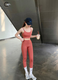 Bộ tập thể thao cam đất