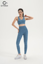 Bộ tập thể thao xanh blue