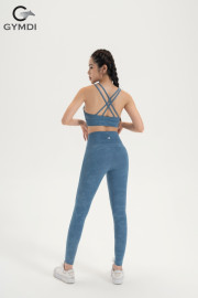 Bộ tập thể thao xanh blue
