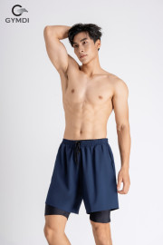 Quần đi biển hai lớp xanh than