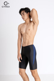 Quần bơi nam cao cấp đen phối xanh