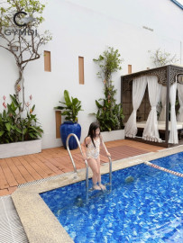 Bộ liền bé gái vàng