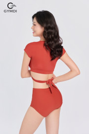 Bikini cạp cao cam đất