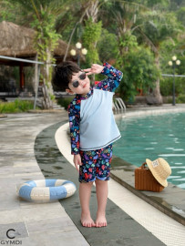 Bộ rời bé trai xanh dương