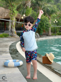 Bộ rời bé trai xanh dương