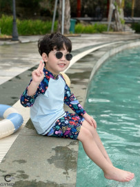 Bộ rời bé trai xanh dương