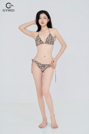 Bikini cạp thấp da beo