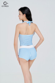 Bikini croptop caro xanh