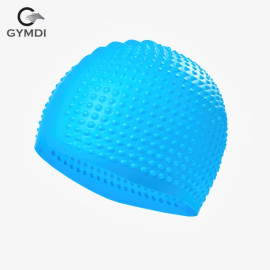 Mũ bơi Gymdi xanh hạt tròn