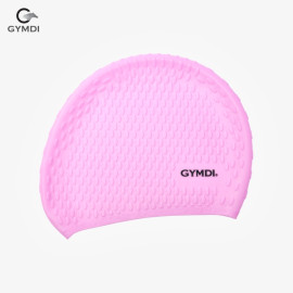 Mũ bơi Gymdi hồng hạt dài