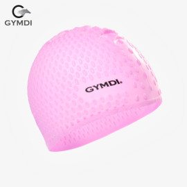 Mũ bơi Gymdi hồng hạt dài