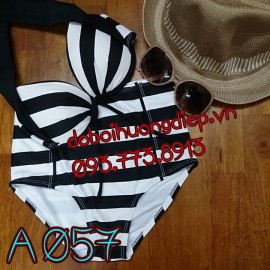 Bikini sọc đen trắng A057