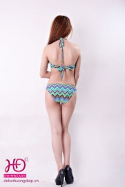 Bikini xanh lập thể HD014